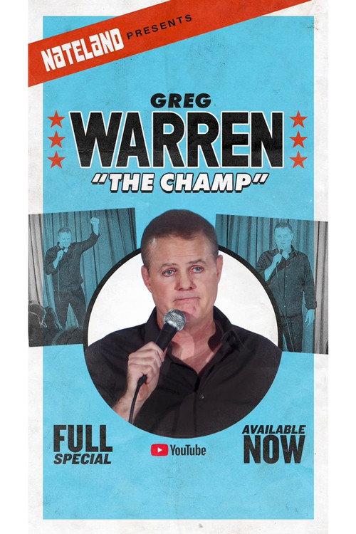 Greg Warren: The Champ 2025 official movie poster