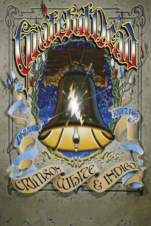 Grateful Dead: Crimson, White & Indigo 2011 official movie poster