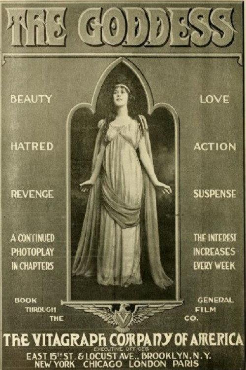 The Goddess 1915 official movie poster