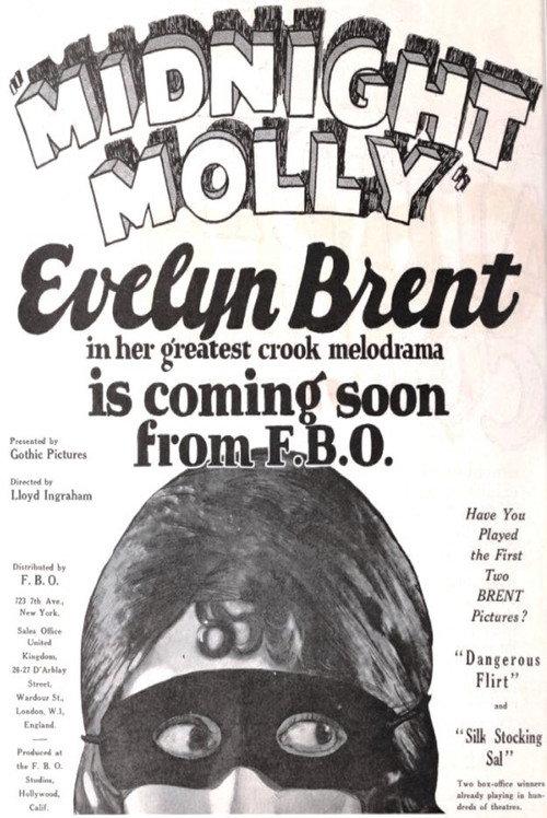 Midnight Molly 1925 official movie poster