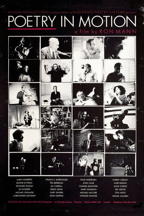 Poetry in Motion 1982 official movie poster