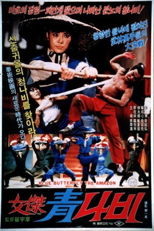 Blue Butterfly The Amazon 1984 official movie poster