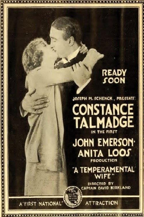 A Temperamental Wife 1919 official movie poster