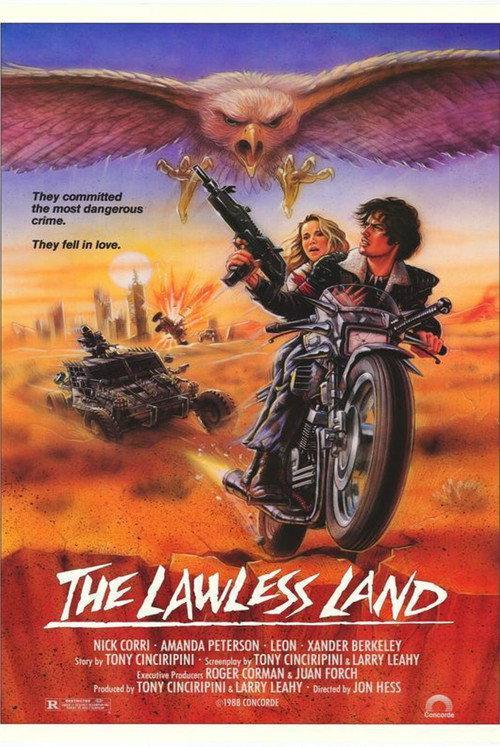 The Lawless Land 1988 official movie poster