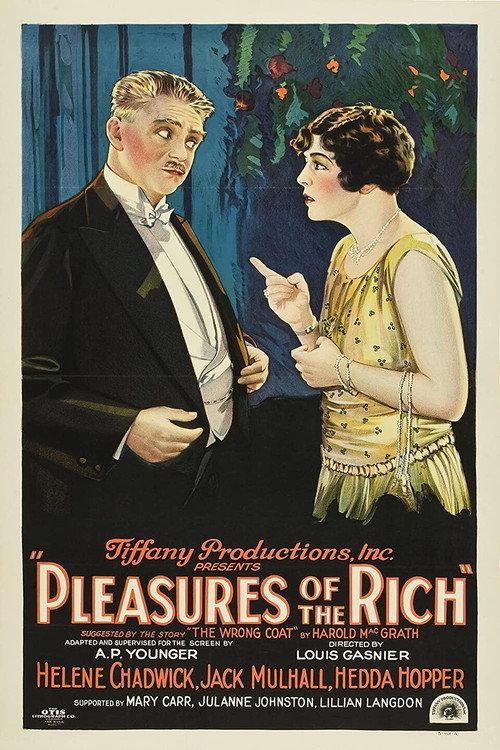 Pleasures of the Rich 1926 official movie poster