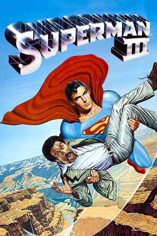 Superman III 1983 official movie poster