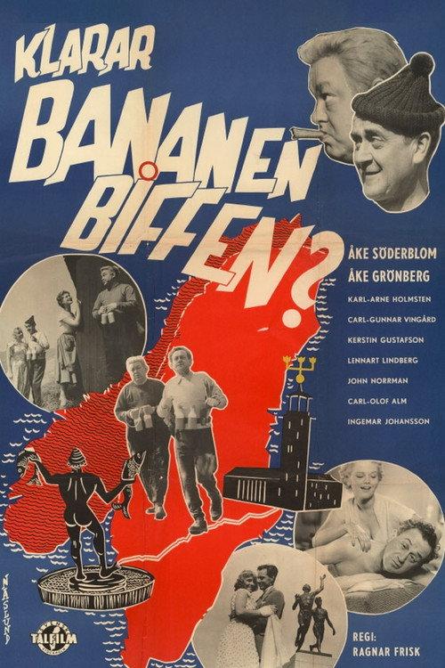Klarar Bananen Biffen? 1957 official movie poster
