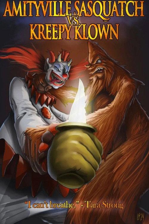 Amityville Sasquatch Vs Kreepy Klown 2025 official movie poster