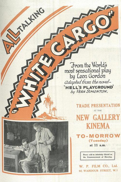 White Cargo 1929 official movie poster