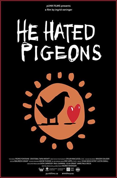 He Hated Pigeons 2015 official movie poster