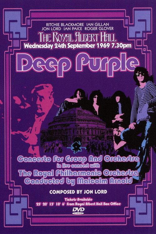 Deep Purple: Concerto for Group and Orchestra 1970 official movie poster