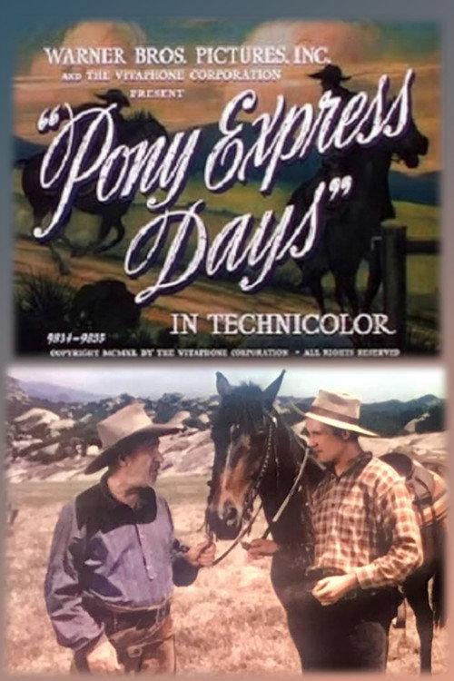 Pony Express Days 1940 official movie poster