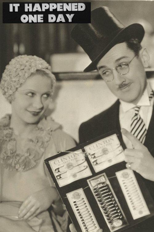 It Happened One Day 1934 official movie poster