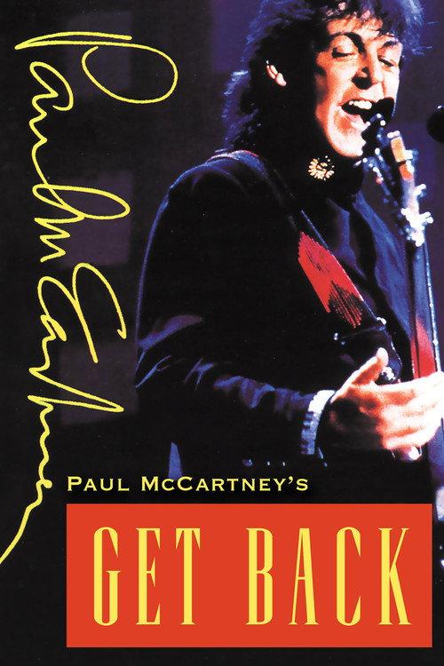 Paul McCartney's Get Back 1991 official movie poster