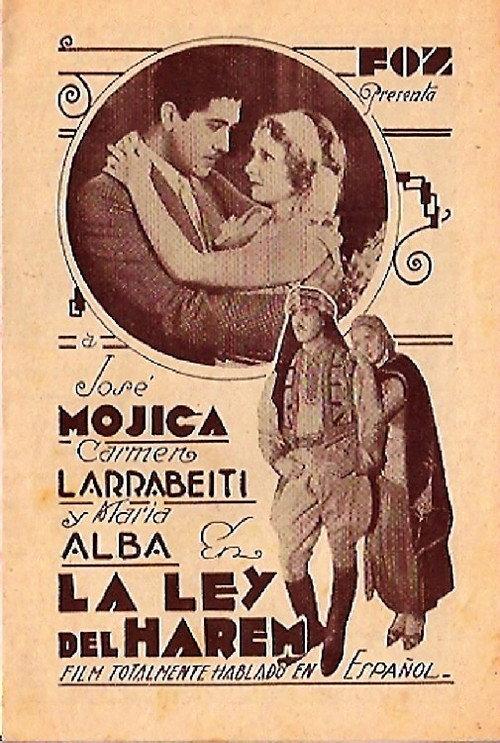Law of the Harem 1931 official movie poster