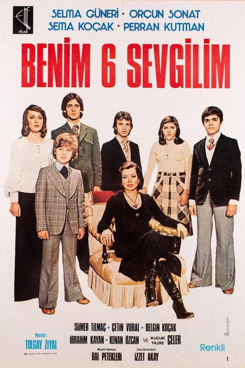 Benim 6 Sevgilim 1977 official movie poster