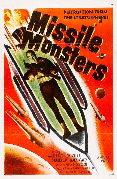 Missile Monsters 1958 official movie poster