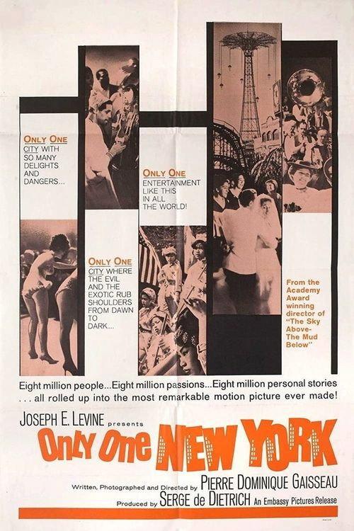 Only One New York 1964 official movie poster