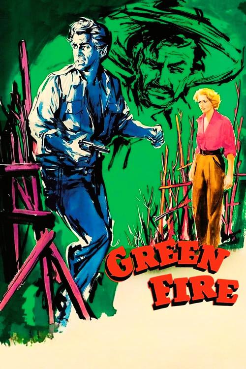 Green Fire 1954 official movie poster