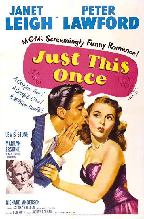 Just This Once 1952 official movie poster