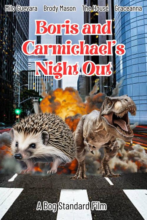Boris and Carmichael's Night Out 2024 official movie poster