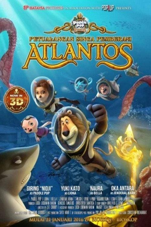 Petualangan Singa Pemberani Atlantos 2016 official movie poster