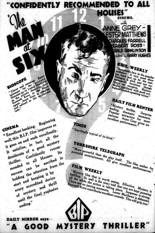The Man at Six 1931 official movie poster