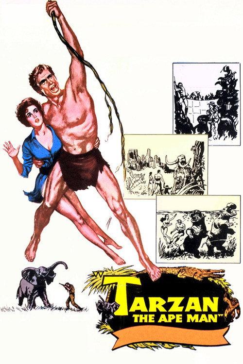 Tarzan, the Ape Man 1959 official movie poster