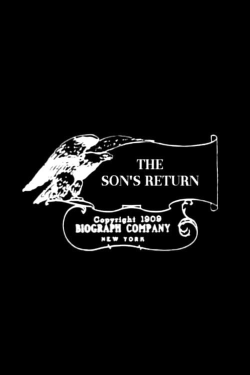 The Son's Return 1909 official movie poster