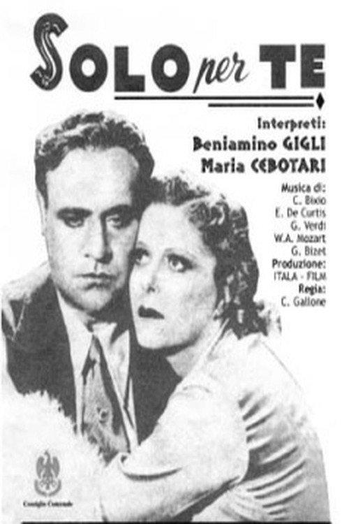 Solo per te 1938 official movie poster