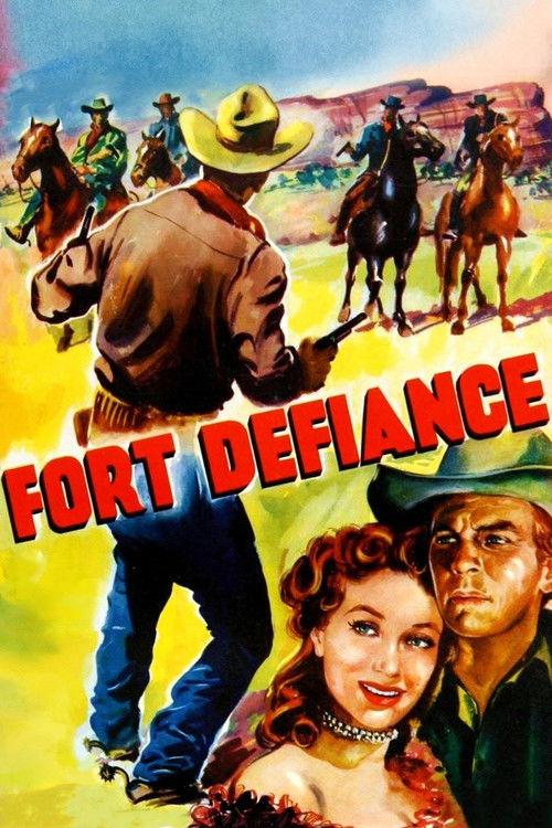 Fort Defiance 1951 official movie poster