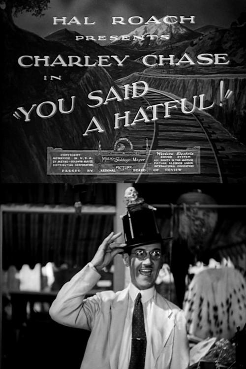 You Said a Hatful! 1934 official movie poster