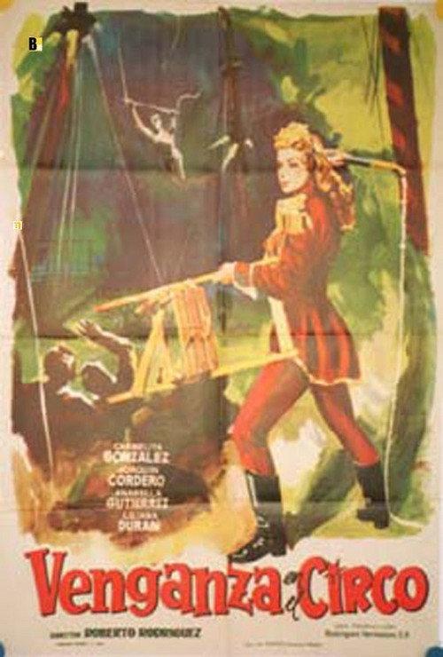 Venganza en el circo 1954 official movie poster