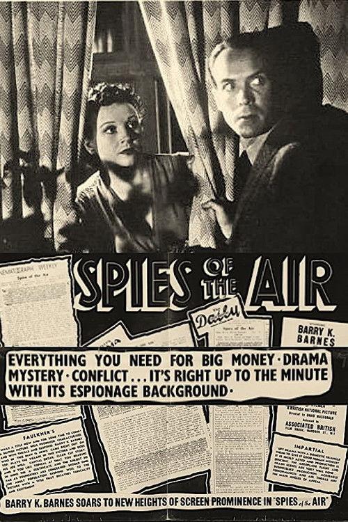 Spies of the Air 1939 official movie poster