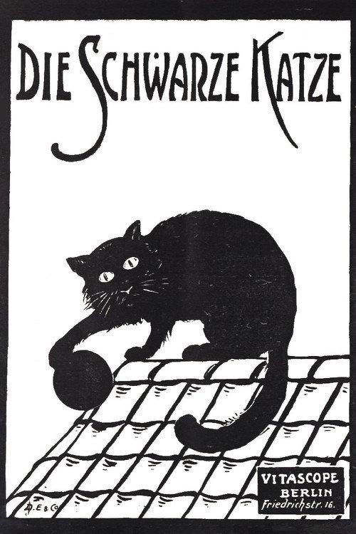 Die schwarze Katze 1. Teil 1912 official movie poster