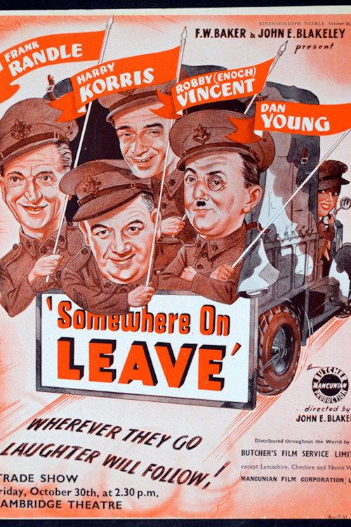 Somewhere on Leave 1943 official movie poster