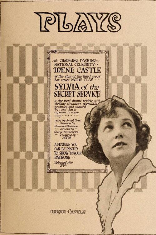 Sylvia of the Secret Service 1917 official movie poster