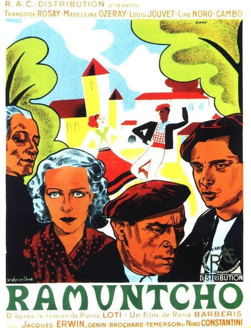 Ramuntcho 1938 official movie poster