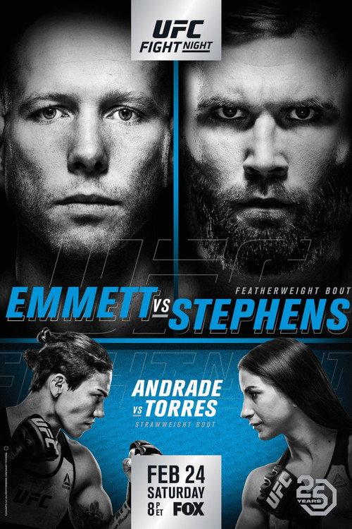 UFC on Fox 28: Emmett vs. Stephens 2018 official movie poster