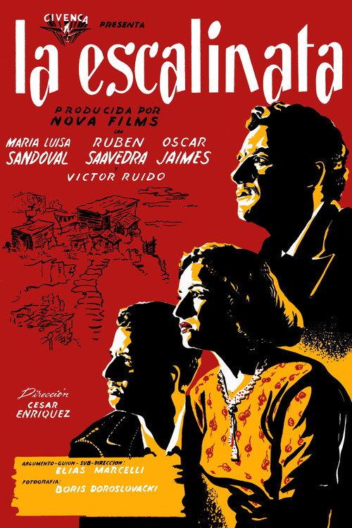 La escalinata 1950 official movie poster