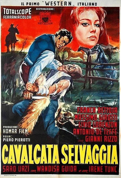 Cavalcata selvaggia 1960 official movie poster