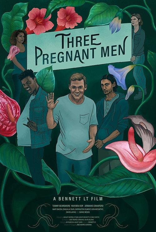Three Pregnant Men 2020 official movie poster