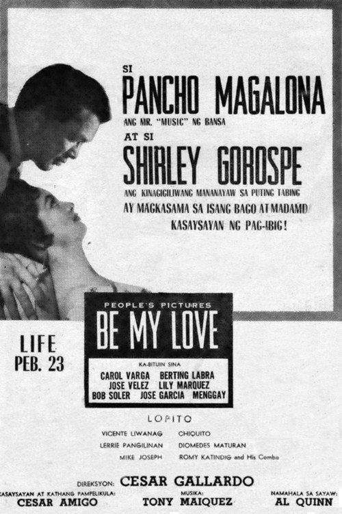 Be My Love 1958 official movie poster