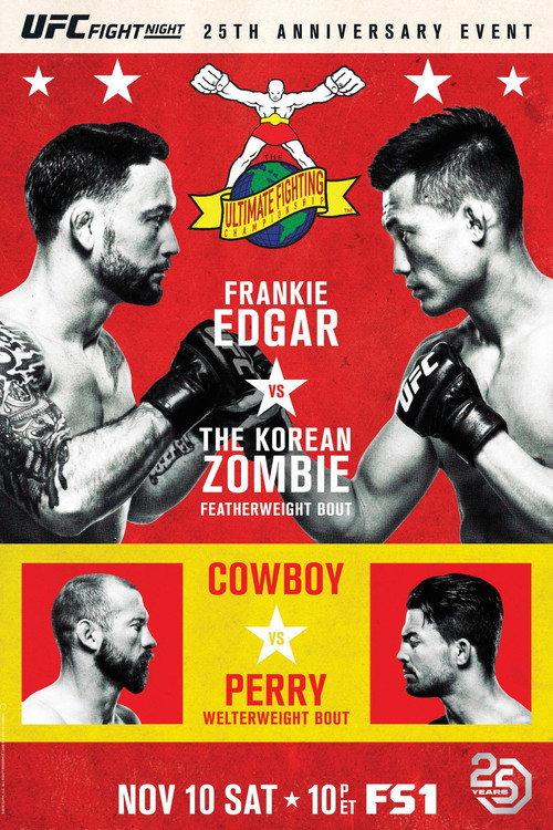 UFC Fight Night 139: Korean Zombie vs Rodriguez 2018 official movie poster