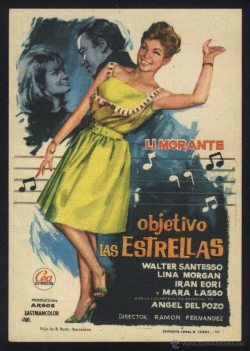 Objetivo: las estrellas 1963 official movie poster