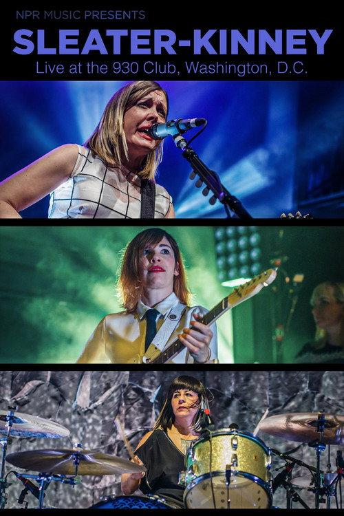 Sleater-Kinney Live in DC 2015 official movie poster