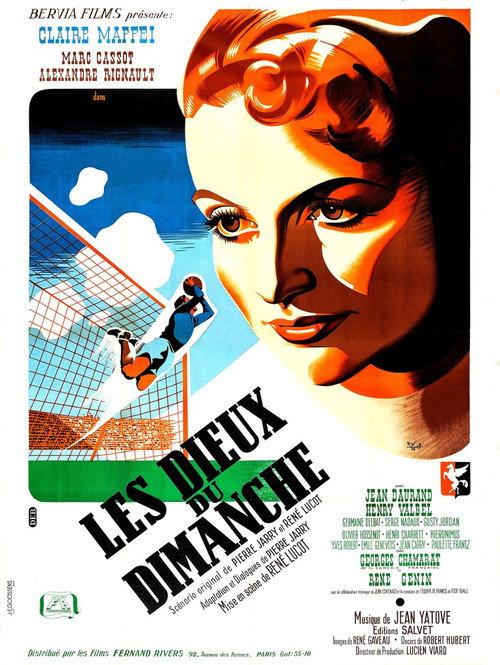 Les Dieux du dimanche 1949 official movie poster