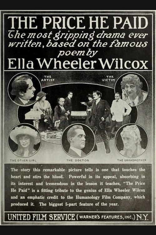 The Price He Paid 1914 official movie poster