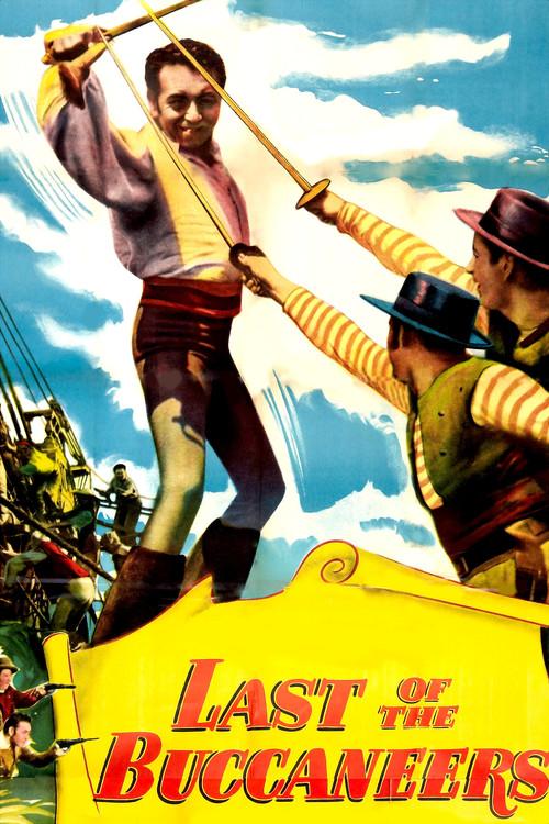 Last of the Buccaneers 1950 official movie poster