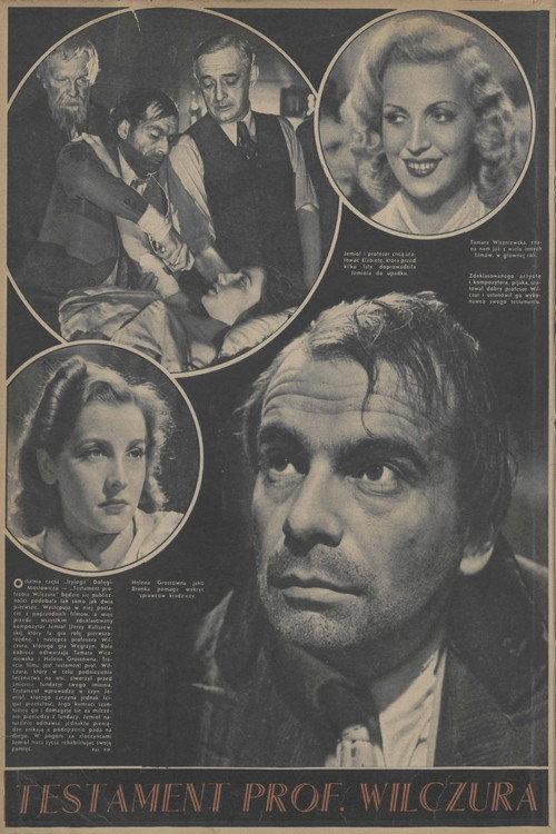 Testament Profesora Wilczura 1942 official movie poster